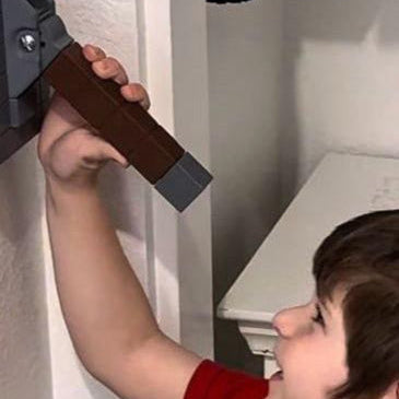 Minecraft Inspired Universal Light Switch Kit with Brick Design and Handle